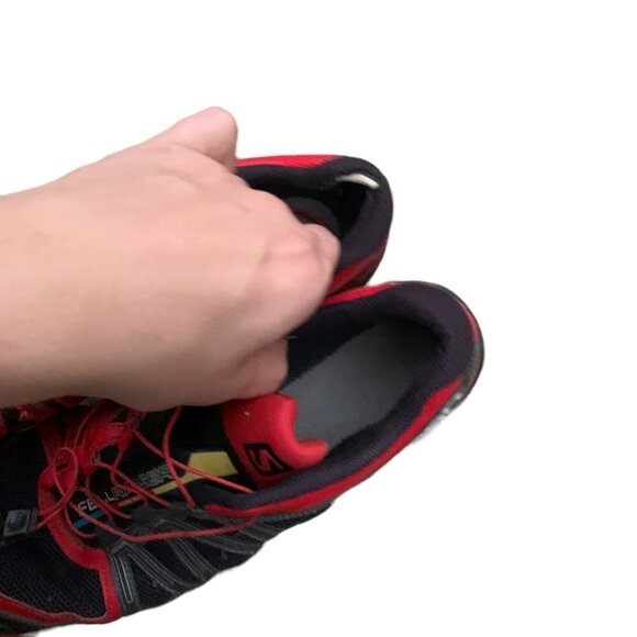 Salomon Fell Raiser Athletic Hiking Shoes Red - Picture 8 of 12